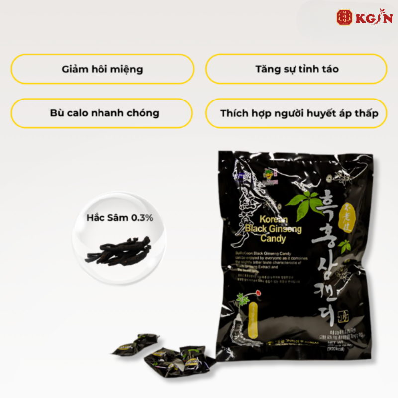 kẹo hắc sâm